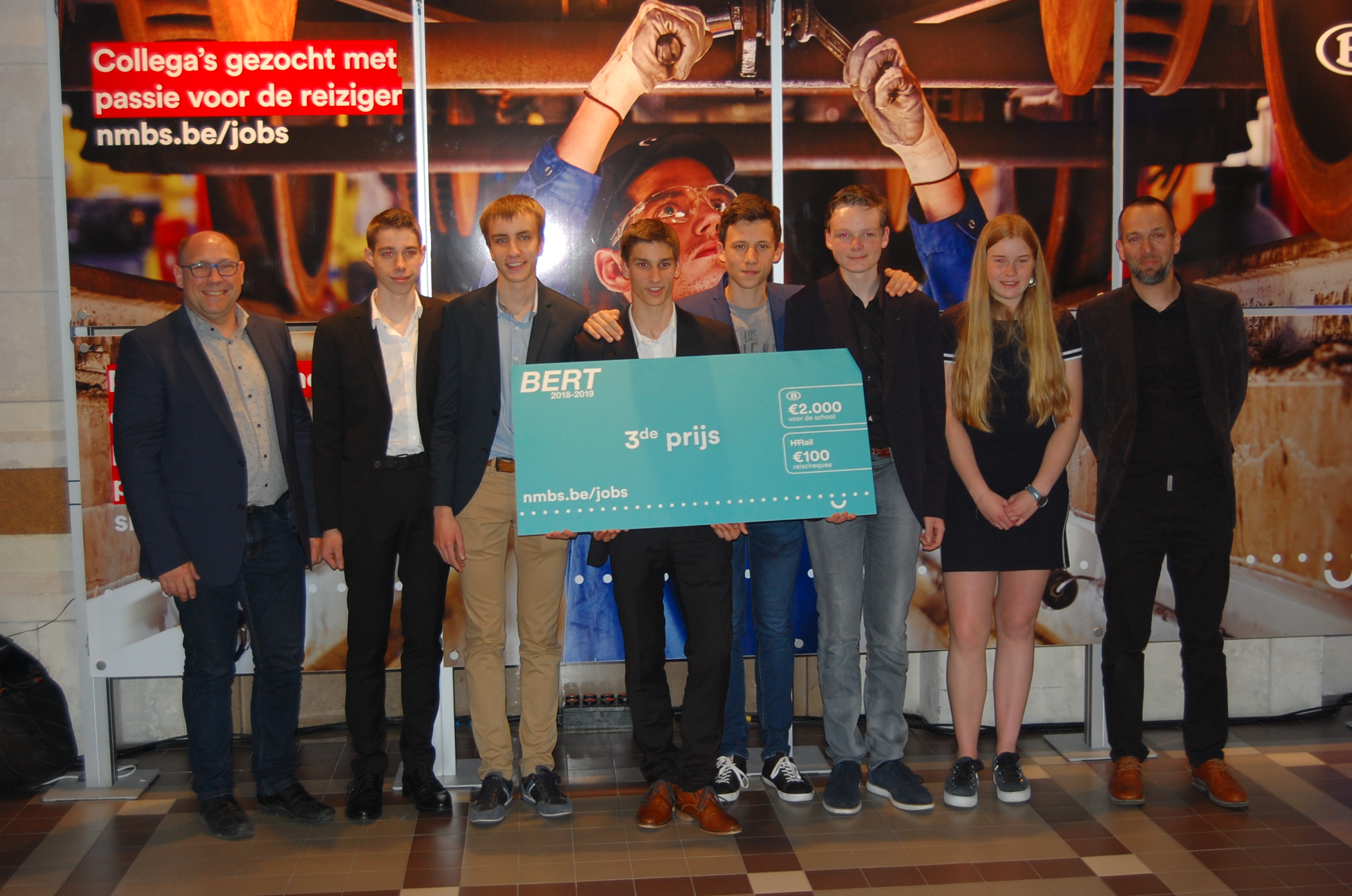 VTI wint brons op nationale BERT-wedstrijd NMBS